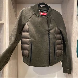 Olive Green Nike Bomber Jacket